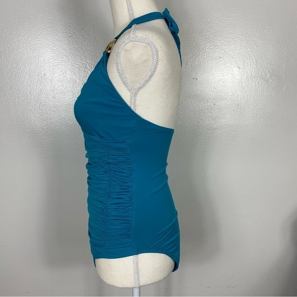 Sauipe “Valentina” one piece ruched halter swimsuit - Picture 5 of 10